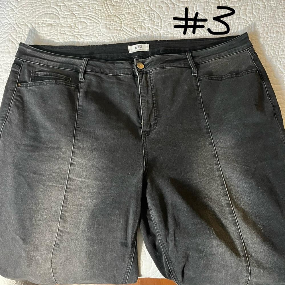 RFM Black Denim Jeans